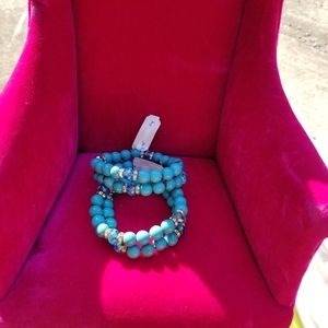 Turquoise Bracelets set of two